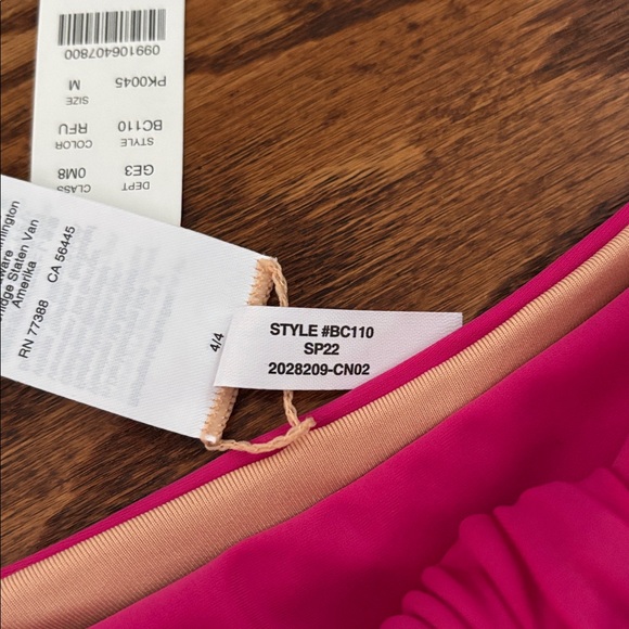 J.Crew Tie high-rise tie bikini bottom Radiant Fuchsia Medium - Picture 11 of 12